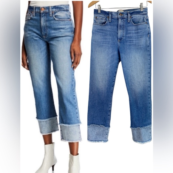 Alice + Olivia Denim - AO.LA by Alice +Olivia High Rise "You Look Amazing" High Rise Cropped Jeans 28